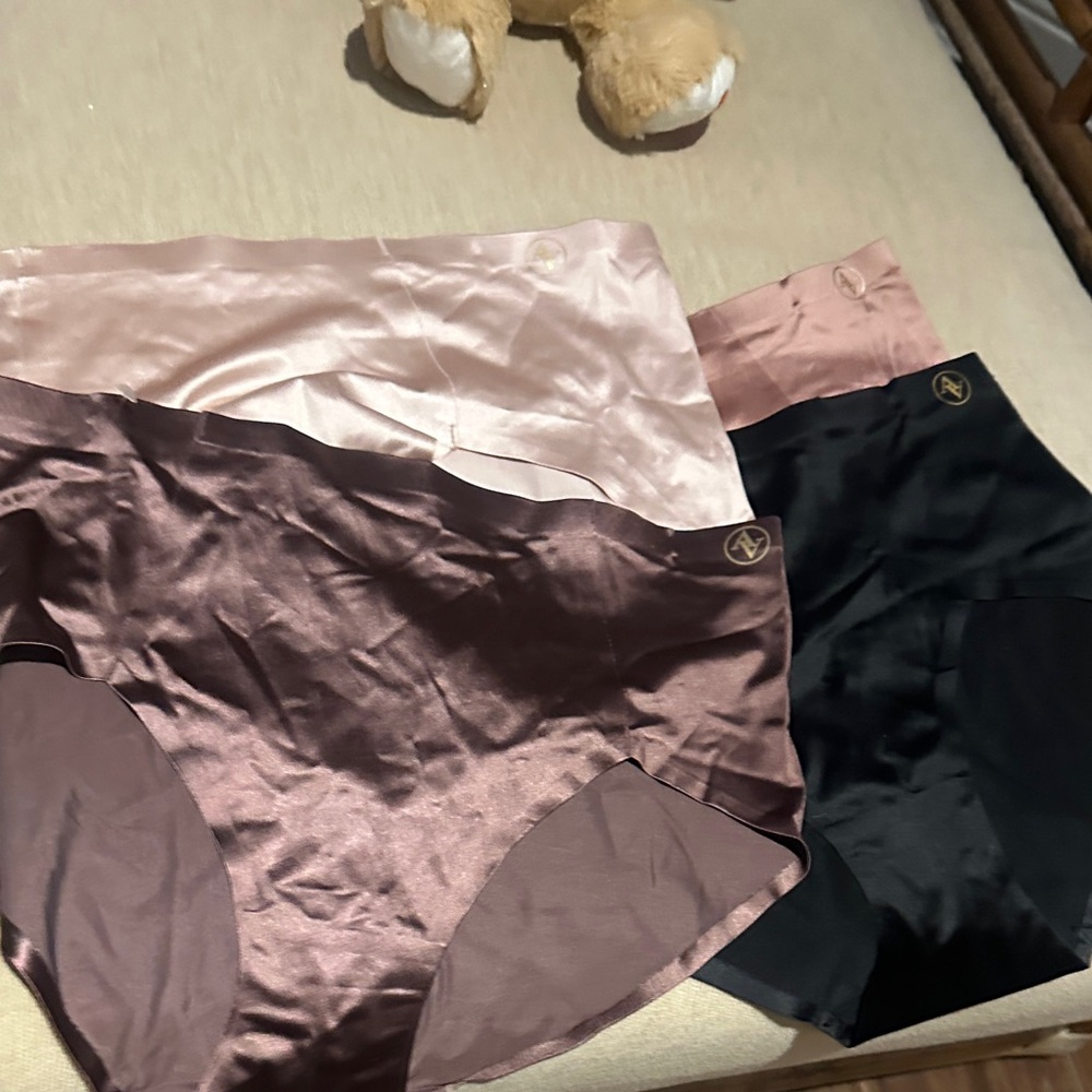 BNWOT Set of 4 Adrienne Vittadini Satin Panties.